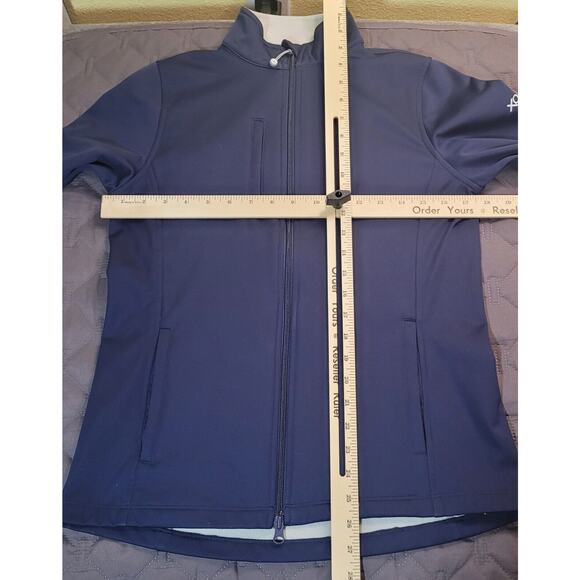 💙 Peter Millar Crown Performance Full-Zip Jacket Women’s S Blue XOJet Aviation - Picture 8 of 9